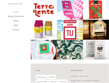 Tablet Screenshot of hansvanderbaan.com